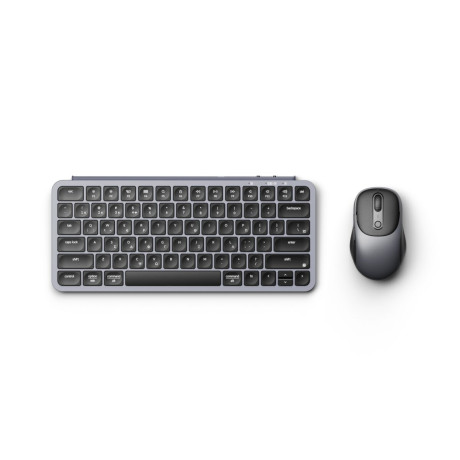 Keychron b1 pro Combo (Kcbd3-gr) Ultraslim Wireless Keyboard and Mouse 75% gr - Space Grey