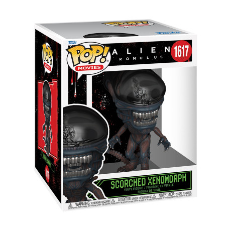 Funko Pop! Super Movies: Aliens Romulus - Scorched Xenomorph #1617 Vinyl Figure (6")