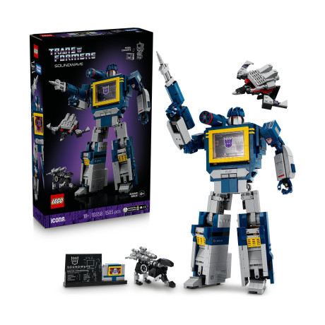 Lego® Icons:transformers - Soundwave (10358)