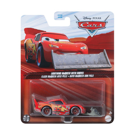 Mattel Disney Pixar: Cars - Lightning Mcqueen With Shovel Vehicle (Fnv21)