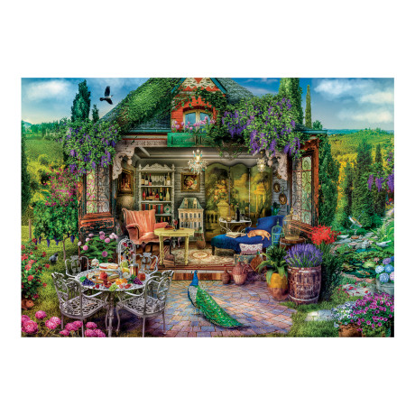 Clementoni Παζλ High Quality Collection Απόδραση στη Χώρα του Κρασιού 1000 τμχ - Compact Box