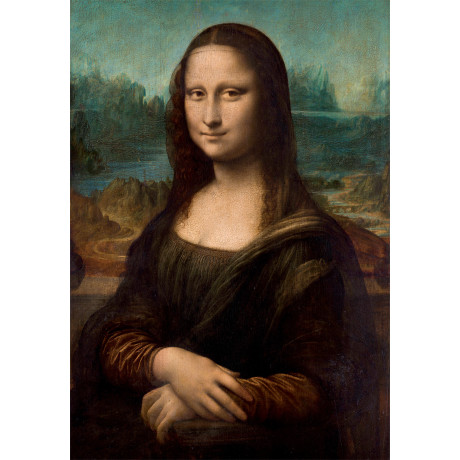 Clementoni Παζλ Museum Collection Leonardo da Vinci: Μόνα Λίζα 1000 τμχ - Compact Box