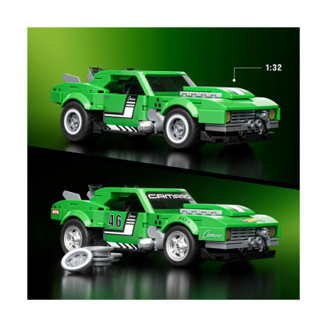 Mattel hot Wheels: Speed Series Brick Shop - Camaro by Chevrolet Custom '68 Camaro Vehicle (Jft16)