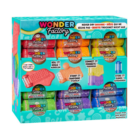 Mga Wonder Factory - Never dry Dough Extruder Green (532248)
