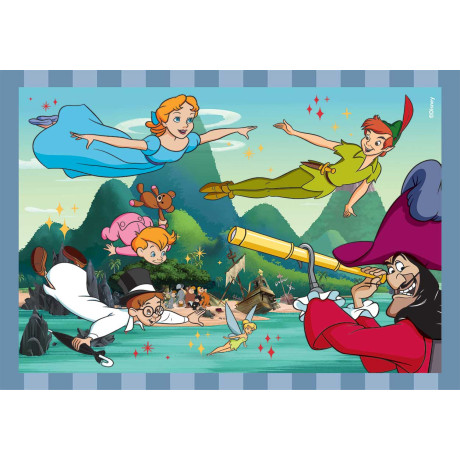 Clementoni Παιδικό Παζλ 4 in 1 Super Color Disney Classic 12-16-20-24 τμχ