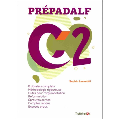 Prepadalf c2 le Pack(methode+test)