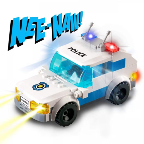 Flashing Police Car