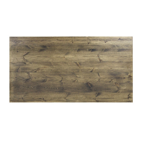 BISTRO ΤΡΑΠΕΖΙ BAR 120X65X98εκ. ΜΑΥΡΟ ΜΕΤΑΛΛΟ-ΞΥΛΟ