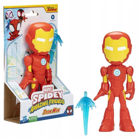 Hasbro Disney Marvel: Spidey and his Amazing Friends - Iron man Supersized Hero Figure (F6164)