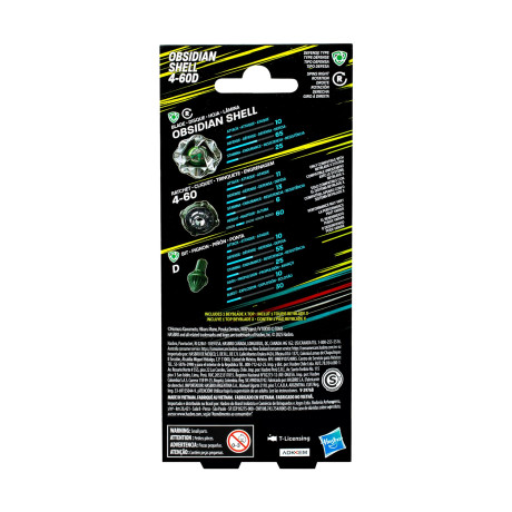 Hasbro bey Blade x: Booster Single top - Obsidian Shell (G1533)