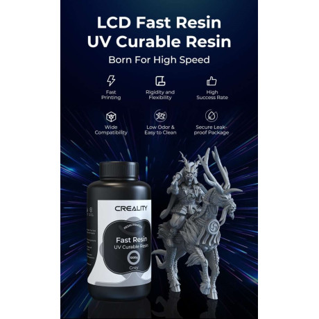 Creality Fast Resin uv Curable Resin Grey (Fast Printing 3302180005 Gray)