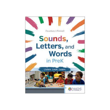 Fountas   Pinnell Sounds, Letters, and Words in Prek Fountas   Pinnell Sounds, Letters, and Words in Prek