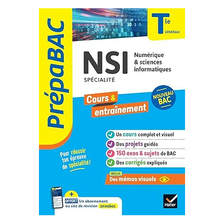 Prepabac - nsi tle Generale (Specialite) - bac 2025