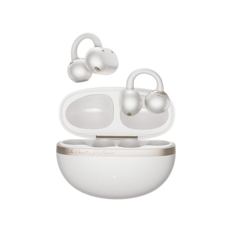 Qcy Crossky c50 White (Ct06) Open ear Earclip, bt 6.0, Ipx5 Waterproof, 35h
