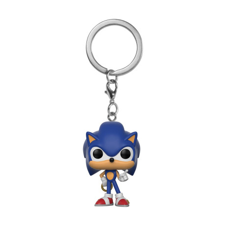 Funko Pocket Pop!: Sonic the Hedgehog - Sonic With Ring Vinyl Figure Keychain