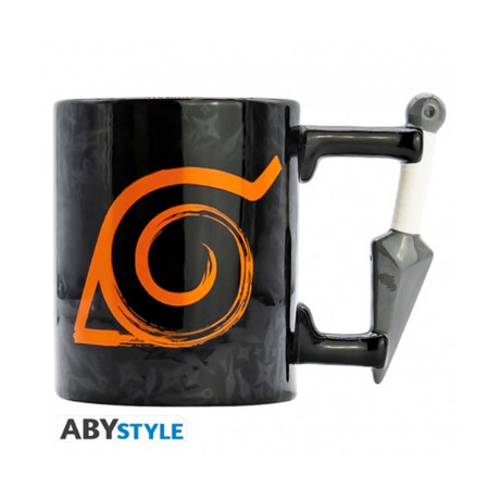 Abysse: Naruto Shippuden - Kunai Konoha  3d Handle mug (460ml) (Abymuga095)