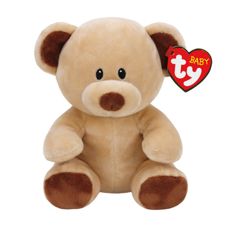 TY Baby Bundles Χνουδωτό Αρκουδάκι Καφέ 23εκ
