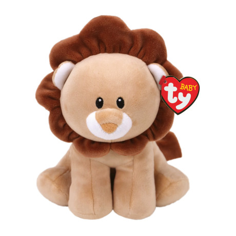 TY Baby Bouncer Χνουδωτό Λιονταράκι Καφέ 23εκ