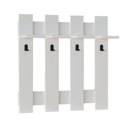 Κρεμάστρα Τοίχου Carina Megapap Χρώμα Λευκό 70x18x70εκ.