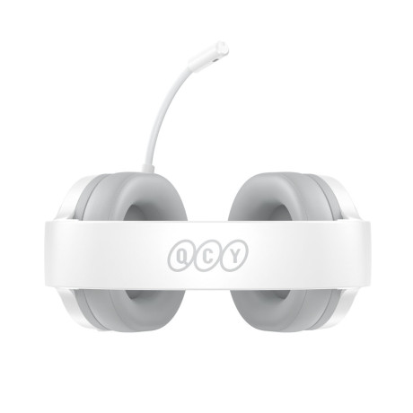 Qcy Heroad V200 Wireless Quad White - Bluetooth & Wifi & usb-a & usb-c rgb Gaming Headset Ps4/ps5/pc