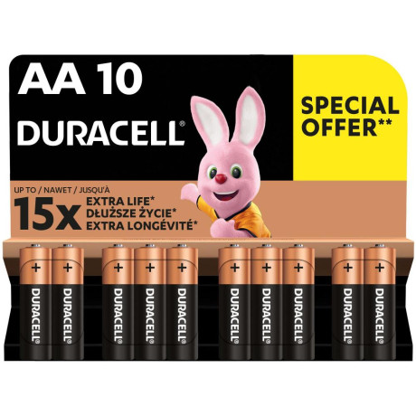 Duracell Duralock Basic c&b lr6 aa Alkaline Battery (Blister) (Dur20369)