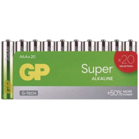 Gp Super Alkaline g-Tech Lr03 / aaa Alkaline Battery (Gpb20951)