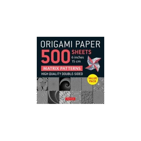 Origami Paper 500 Sheets Matrix Patterns 6" (15 cm)