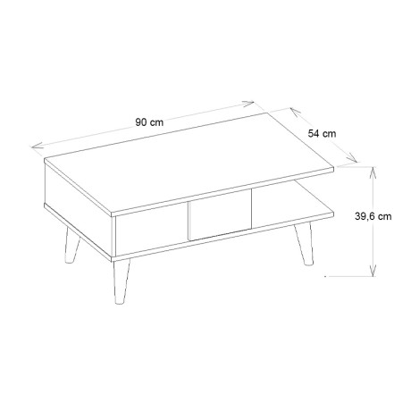 Τραπεζάκι Σαλονιού Andros Megapap Χρώμα Μαύρο - Μαύρο εφέ Μαρμάρου 90x54x39,6εκ. Τραπεζάκι Σαλονιού Andros Megapap Χρώμα Μαύρο - Μαύρο εφέ Μαρμάρου 90x54x39,6εκ.