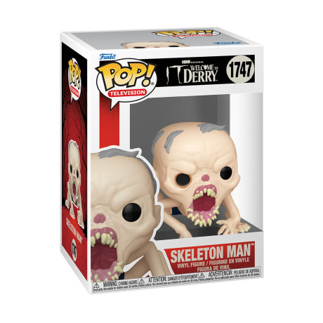 Funko Pop! Television:welcome to Derry - Skeleton man #1747 Vinyl Figure Funko Pop! Television:welcome to Derry - Skeleton man #1747 Vinyl Figure