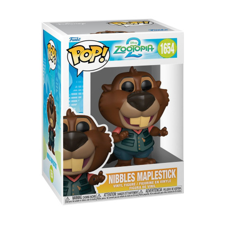 Funko  pop! Disney: Zootopia 2 - Nibbles Maplestick #1654 Vinyl Figure Funko  pop! Disney: Zootopia 2 - Nibbles Maplestick #1654 Vinyl Figure