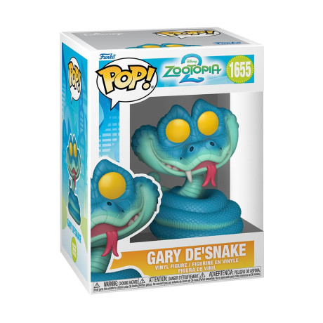 Funko  pop! Disney: Zootopia 2 - Gary de' Snake #1655 Vinyl Figure Funko  pop! Disney: Zootopia 2 - Gary de' Snake #1655 Vinyl Figure