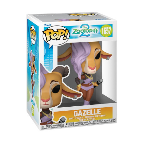 Funko Pop! Disney: Zootopia 2 - Gazelle #1657 Vinyl Figure Funko Pop! Disney: Zootopia 2 - Gazelle #1657 Vinyl Figure