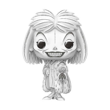 Funko Pop! Disney: 101 Dalmatians (Sketched) - Cruella de vil #1647 Vinyl Figure Funko Pop! Disney: 101 Dalmatians (Sketched) - Cruella de vil #1647 Vinyl Figure