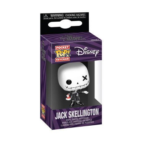 Funko Pocket pop!: the Nightmare Before Christmas (Patchwork) - Jack Skellington Vinyl Figure Keychain