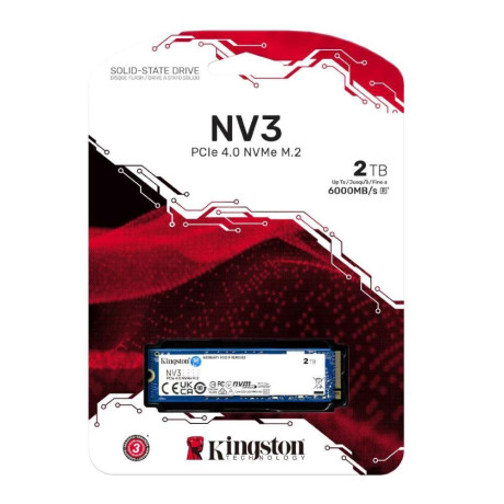 Kingston ssd Drive 2tb m.2 Pcie 4.0 (Snv3s/2000g) (Kinsnv3s-2000g)
