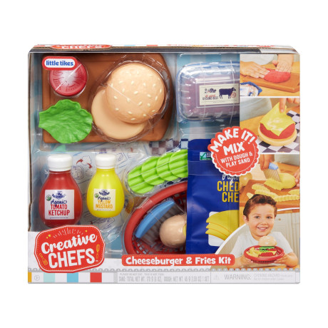 Little Tikes Creative Chef σετ Μπέργκερ με Πατάτες (643194)