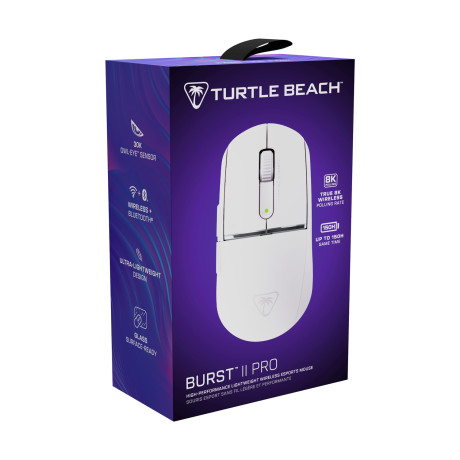 Turtle Beach: Burst ii pro - Wireless Mouse (Color: White)