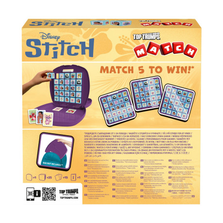 Winning Moves top Trumps Match: Lilo & Stitch new Multilingual Version (Wm05350-ml1-6)