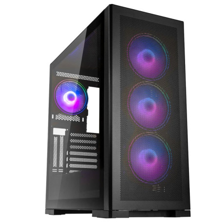 Kolink Unity Meshbay Argb Midi atx Tower Case - 400mm Clearance (4 pre-Installed Fans & Controller)