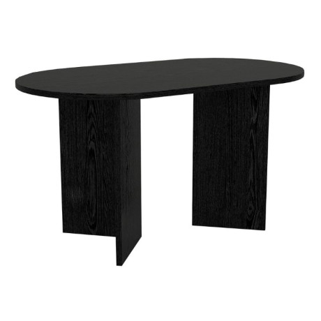 Τραπέζι Cortado Megapap Χρώμα Sencron Black 138x80x75εκ.