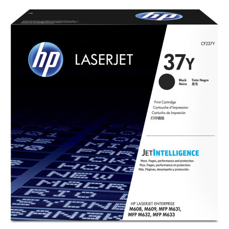 Hp 37y Laserjet Black Toner ehc (41k) (Cf237y) (Hpcf237y)