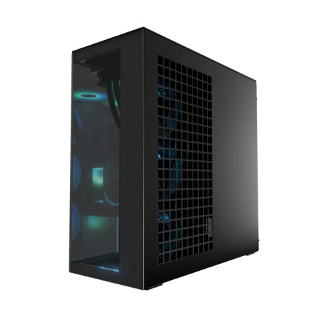 Arctic Xtender (Black) Black Window With gpu Vertical Mount - mid Tower Case w. a-rgb Fans Arctic Xtender (Black) Black Window With gpu Vertical Mount - mid Tower Case w. a-rgb Fans