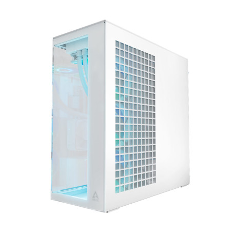 Arctic Xtender (White) Transparent Window With gpu Vertical Mount - mid Tower Case w. a-rgb Fans Arctic Xtender (White) Transparent Window With gpu Vertical Mount - mid Tower Case w. a-rgb Fans