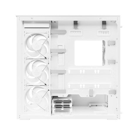 Arctic Xtender (White) Transparent Window w/o gpu Vertical Mount - mid Tower Case w. a-rgb Fans Arctic Xtender (White) Transparent Window w/o gpu Vertical Mount - mid Tower Case w. a-rgb Fans