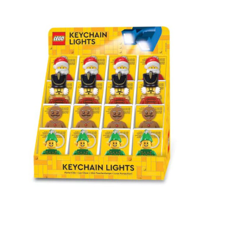 Lego® Minifigures™ Μπρελοκ με Φακο - 16 tmx - Χριστουγεννα