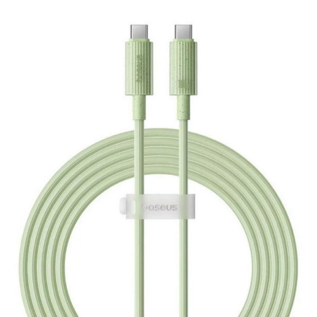 Baseus Fast Charging Cable usb-c to usb-c Habitat Series 2m 100w Green (P10360202631-01) (Basp10360202631-01)