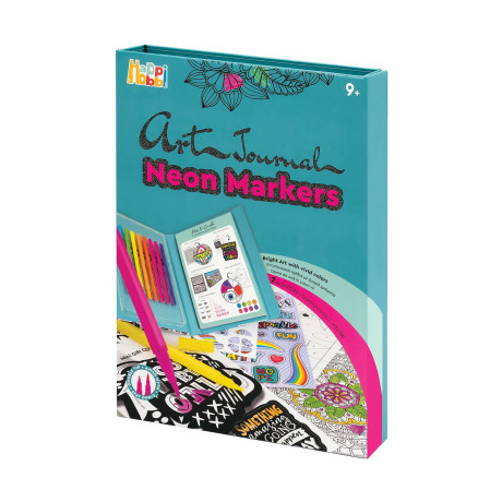 As Happi Hobbi: art Journal Neon Μαρκαδόροι (1038-11041)