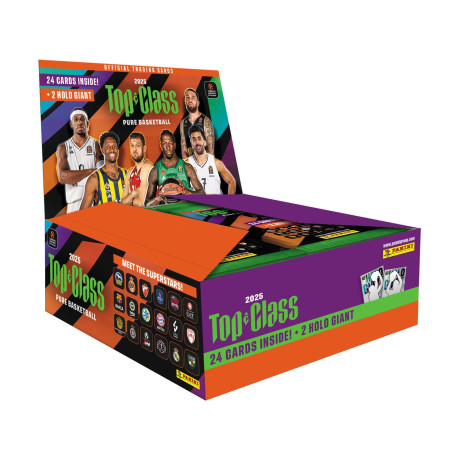 Panini Euroleague top Class: Display of 10 Special Packs (24 Cards Plus 2 Bonus Cards per Pack)