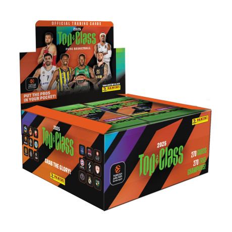 Panini Euroleague top Class: Display of 24 Packs (8 Cards per Pack)