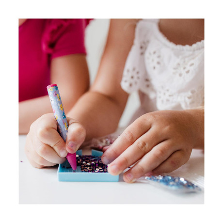 Totum: Unicorn - 2 in 1 Creativity set Diamond Painting & Garland Rainbow Jewels (Tt071506)